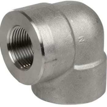 ASME B16.11 Dimensjoni tal-minkbejn bil-kamin ta '90 grad